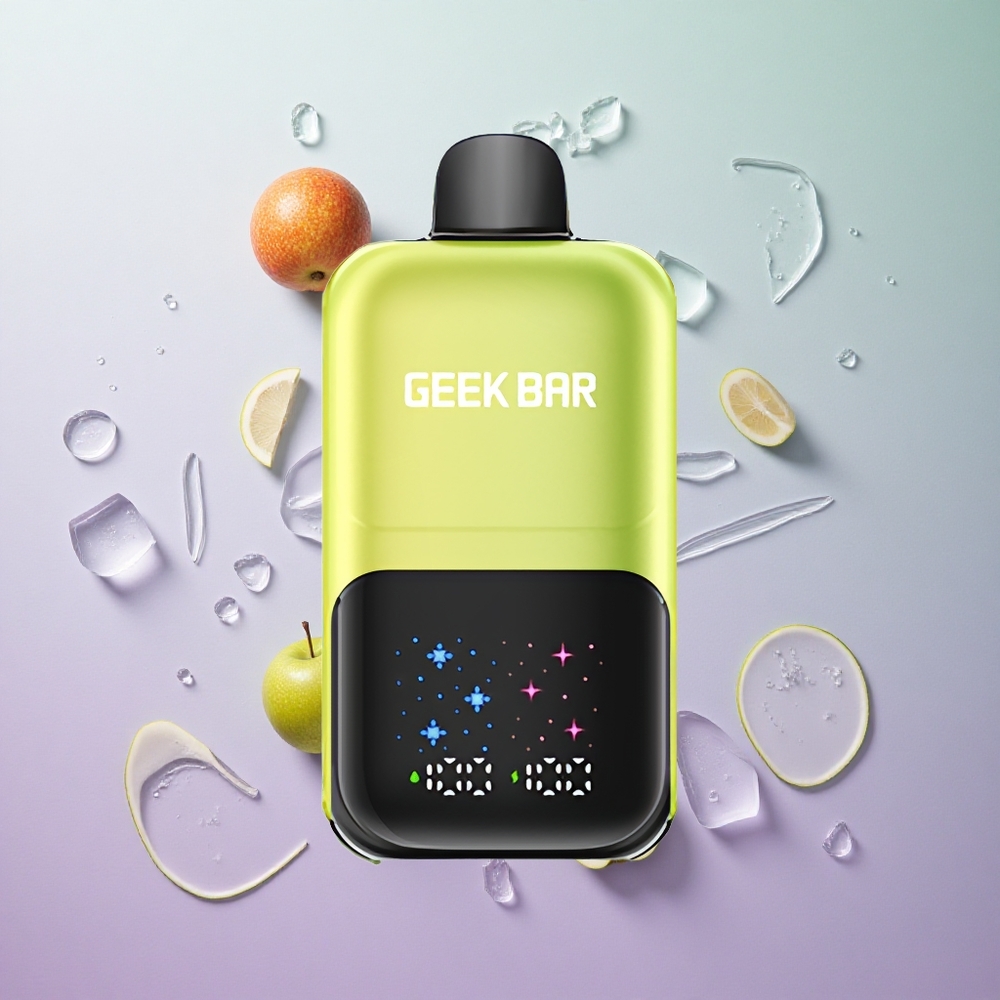 GEEK BAR 2GO 50000 Puffs Mela Acida Ghiaccio Italy Wholesale Schermo Interattivo
