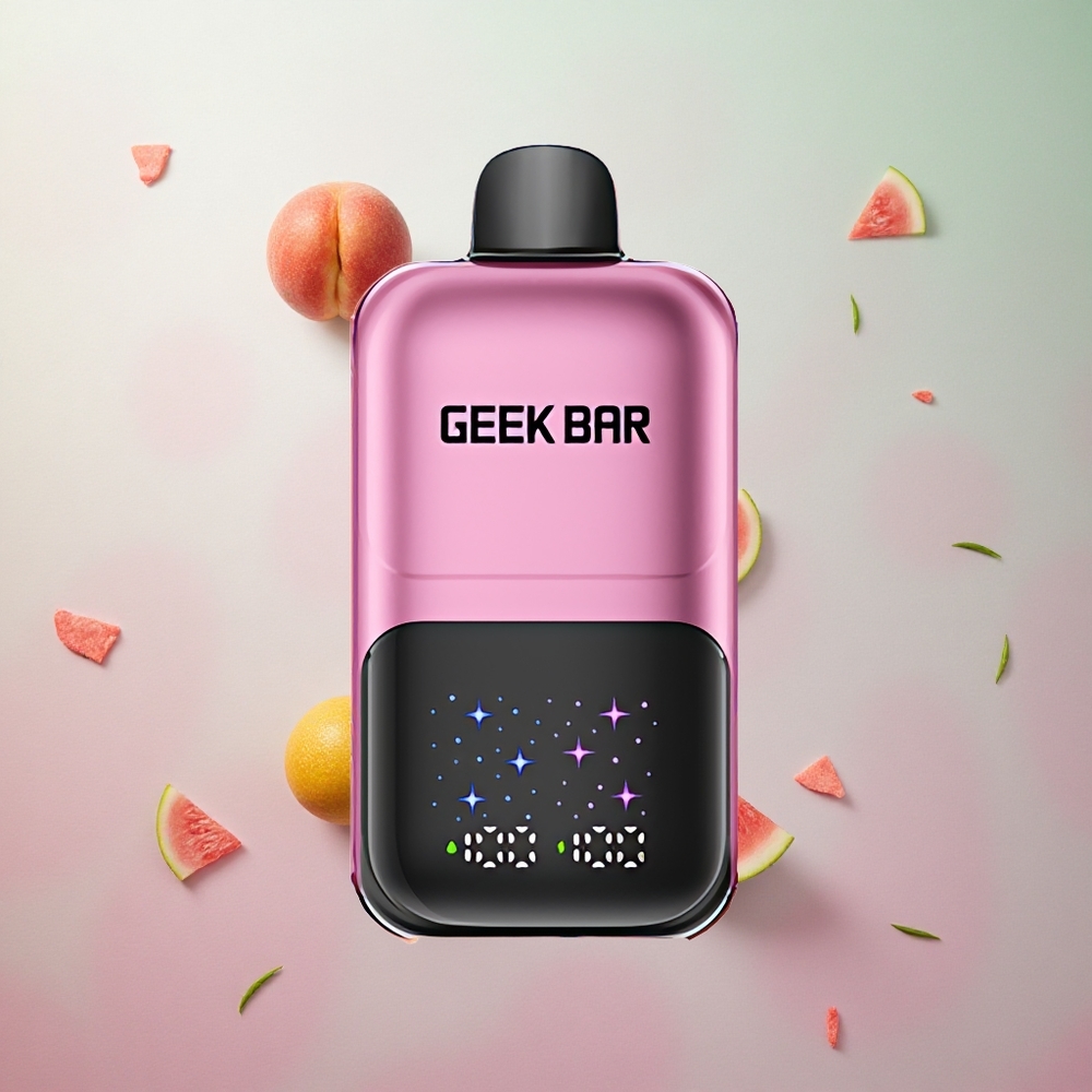 GEEK BAR 2GO 50000 Puffs Pesca & Anguria Italy wholesale Schermo Interattivo Grande