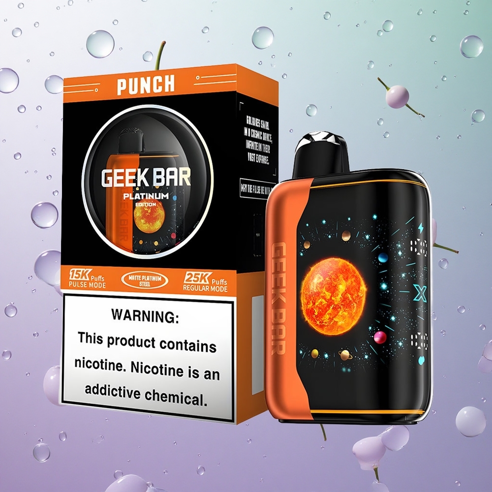 GEEK BAR Platinum Edition 25000 Puffs Punch Italia Italy wholesale 20mL E-Liquid