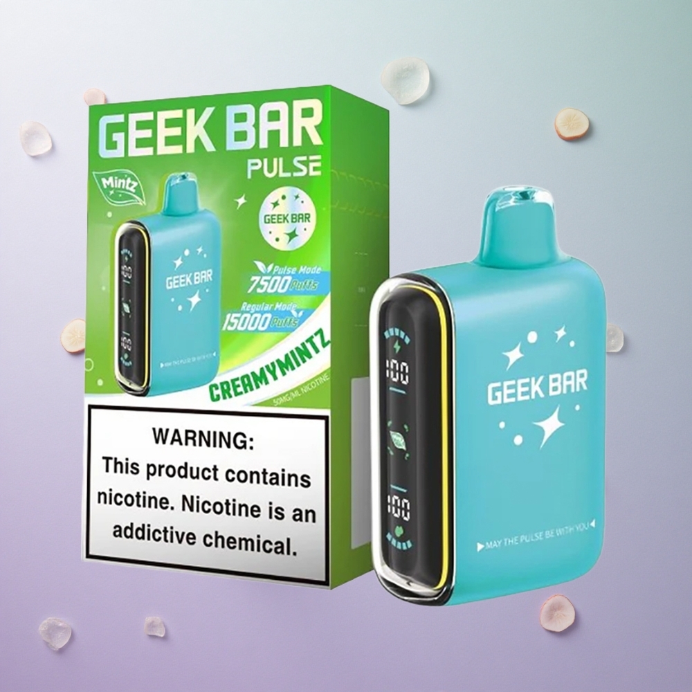 Geek Bar Pulse 15000 Puffs Aroma Menta Italy wholesale Porta USB Type-C
