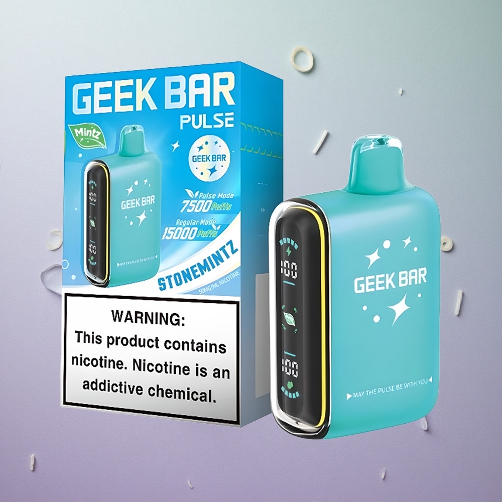Geek Bar Pulse 15000 Puffs Aroma Menta Italy wholesale Porta USB Type-C