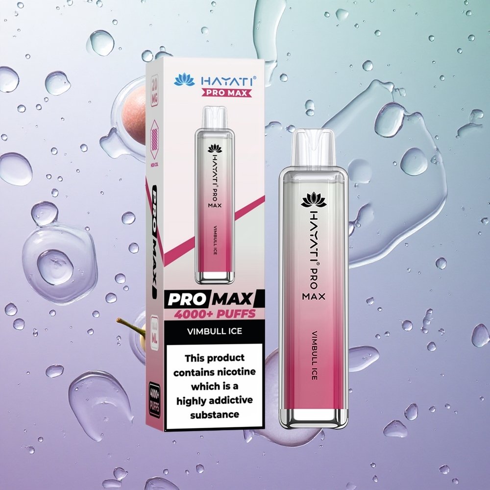 Hayati Pro Max 4000 Puffs Ghiaccio Vibrante Italy wholesale 1400mAh batteria ricaricabile