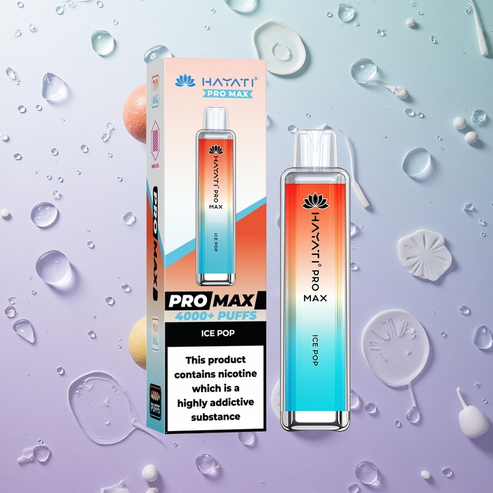 Hayati Pro Max 4000 Puffs Ghiacciolo Italy wholesale 2% 5% Nicotina Nicotina, 1400mAh