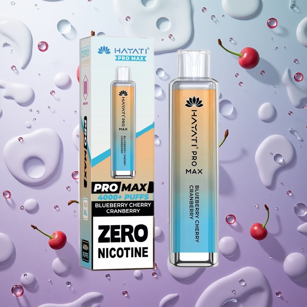 Hayati Pro Max 4000 Puffs Mirtillo Ciliegia Mirtillo Rosso Italy wholesale 1400mAh Ricaricabile