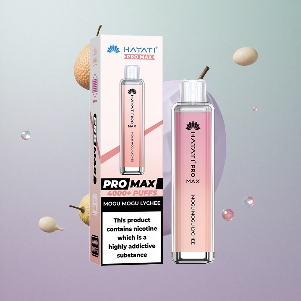 Hayati Pro Max 4000 Puffs Mogu Mogu Litchi Italy wholesale Ricaricabile 1400mAh