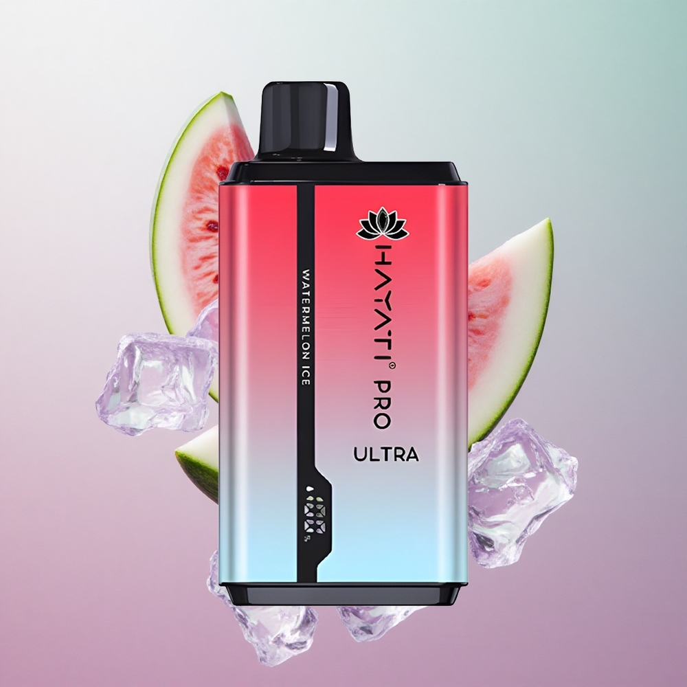 Hayati Pro Ultra 15000 Puffs Anguria Ghiaccio Italy wholesale Capacità E-Liquido 2 12ml