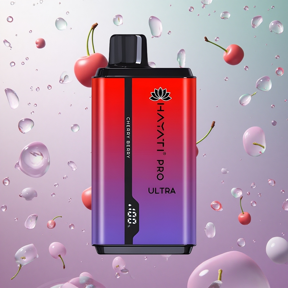 Hayati Pro Ultra 15000 Puffs Ciliegia Mirtillo Italy wholesale Capacità E-Liquido 2 12ml