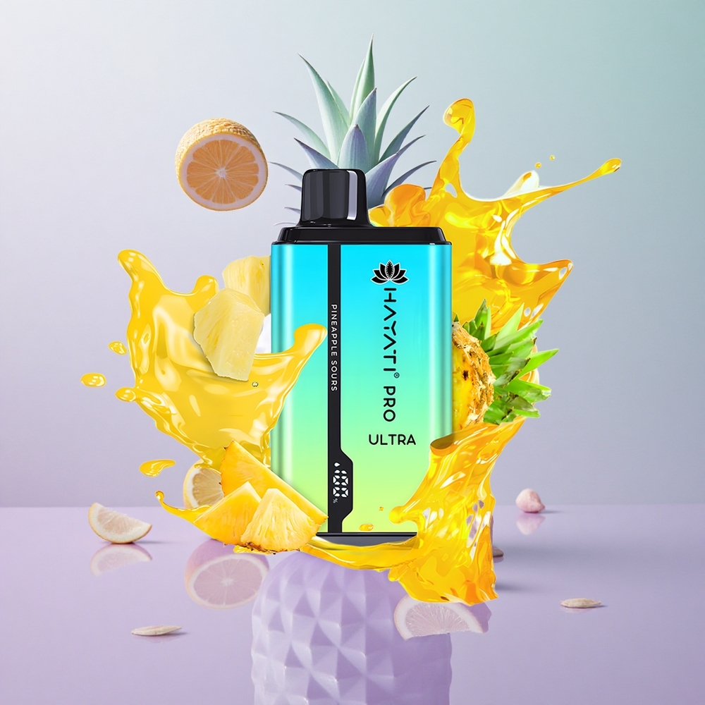 Hayati Pro Ultra 15000 Puffs Disposable Vape Ananas Agro Italy wholesale 2 12ml