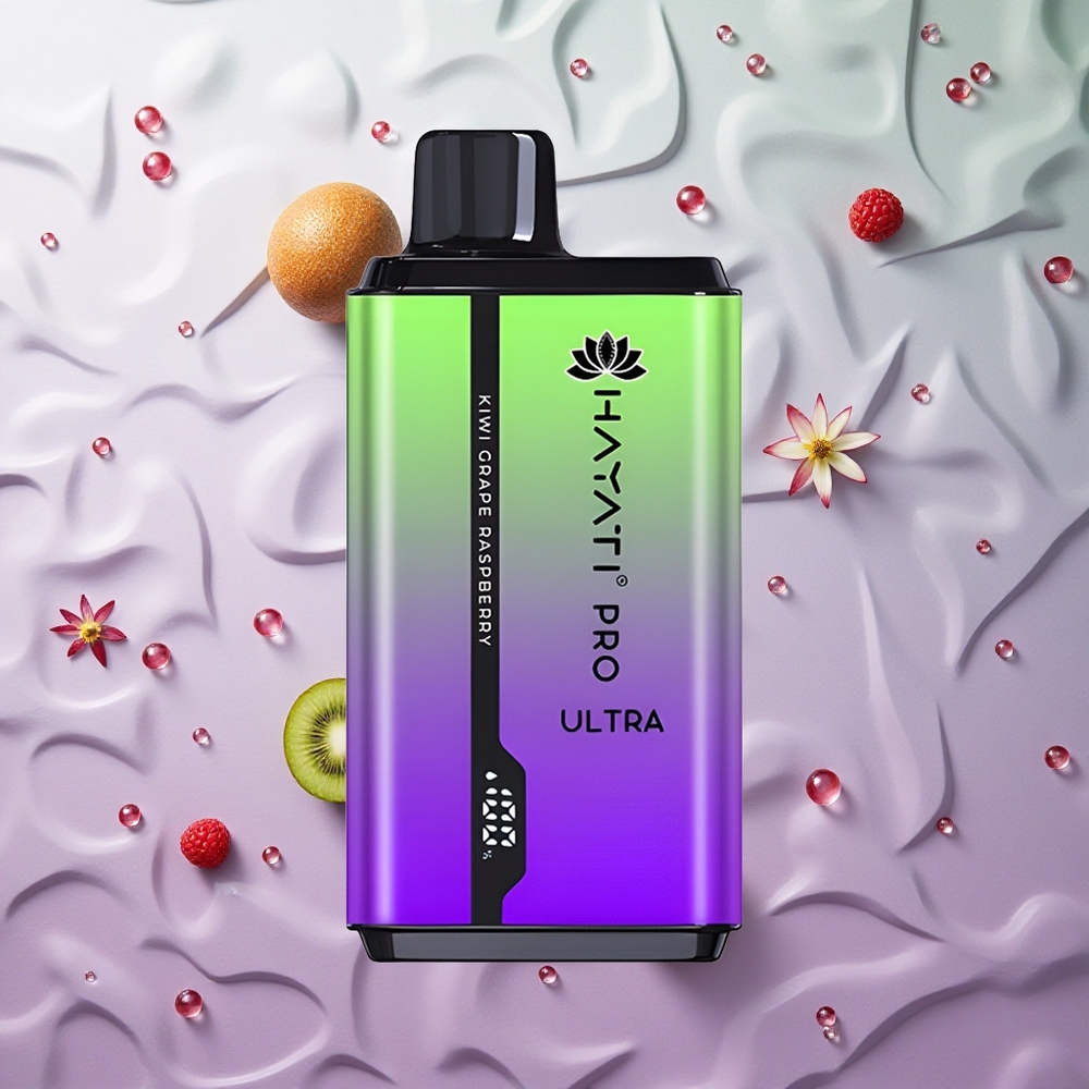 Hayati Pro Ultra 15000 Puffs Disposable Vape Kiwi Uva Lampone Italy wholesale 850mAh