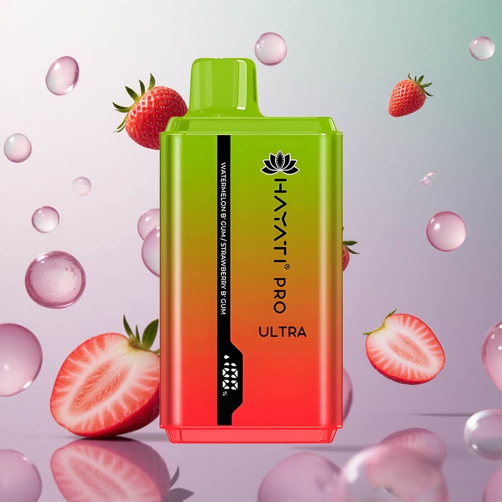 Hayati Pro Ultra 15000 Puffs Gusto Anguria Bubblegum Italy wholesale 24ml 2% Nicotina