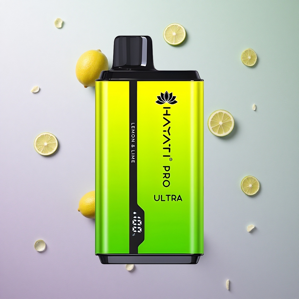 Hayati Pro Ultra 15000 Puffs Limone & Lime Italy wholesale 2% Nicotina 24ml E-Liquido