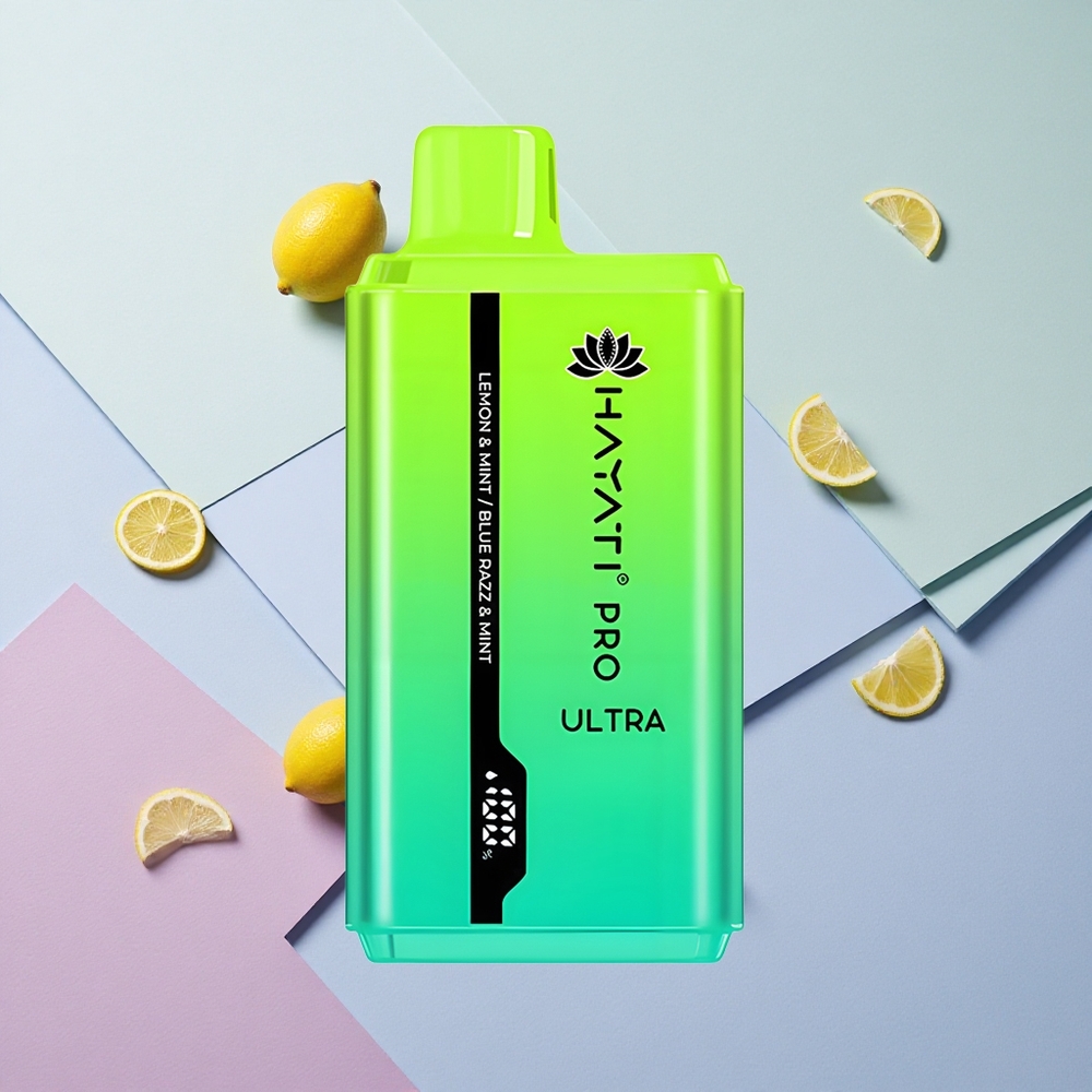 Hayati Pro Ultra 15000 Puffs Limone & Menta Blue Razz & Menta Italy wholesale 2 12ml 49 gusti