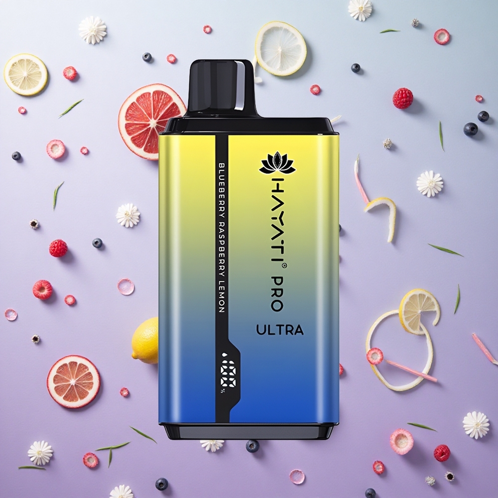 Hayati Pro Ultra 15000 Puffs Mirtillo Lampone Limone Italy wholesale 24ml 2% Nicotina