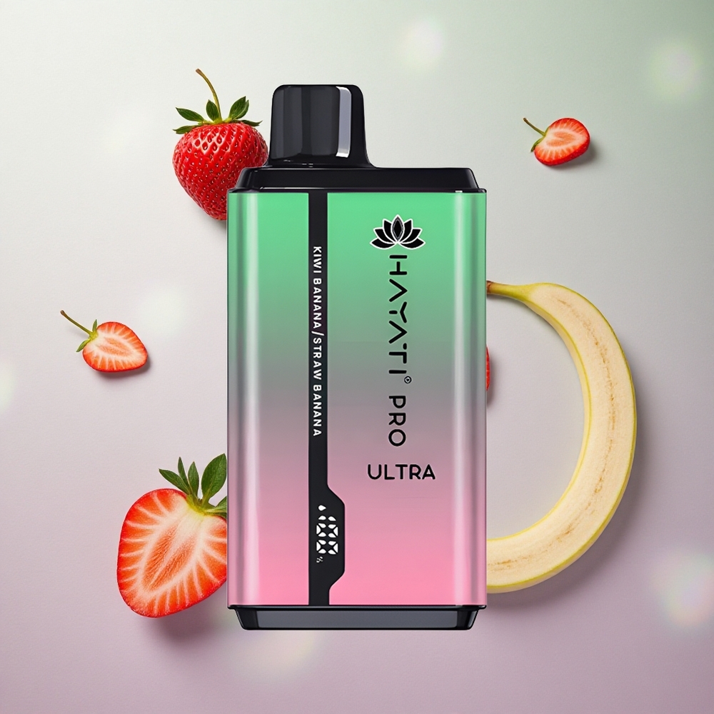 Hayati Pro Ultra 15000 Puffs Sigaretta Elettronica Monouso Kiwi Banana 2 12ml Italy wholesale