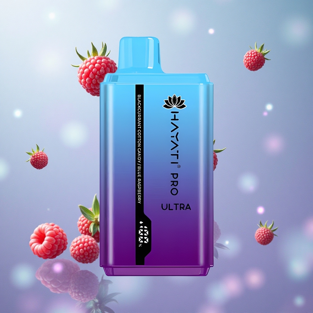 Hayati Pro Ultra 15000 Puffs Sigaretta Elettronica Ribes Nero Zucchero Filato Italy wholesale 2 12ml