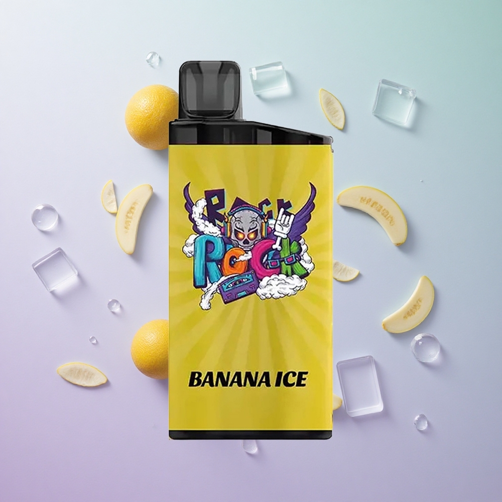 IGET Bar 3500 Puffs Banana Ice Gusto Italia wholesale con 1400 mAh