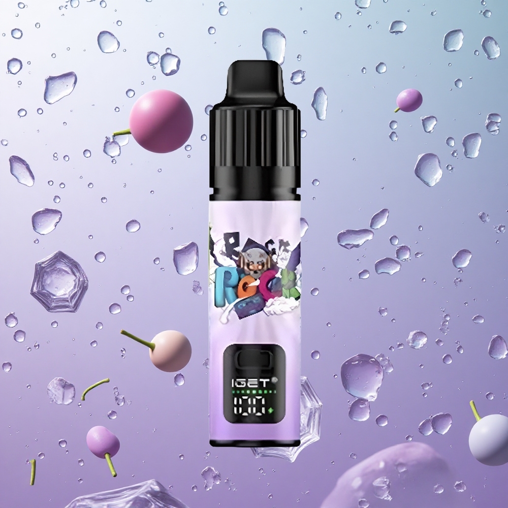 IGET BAR PLUS S3 POD 10000 Tirate Disposable Vape Ghiaccio Uva Italy wholesale 18ml E-liquid