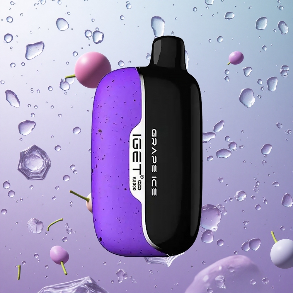 IGET Moon K5000 Puffs Disposable Vape Ghiaccio Uva 5000 Puffs Italy wholesale Materiale PC