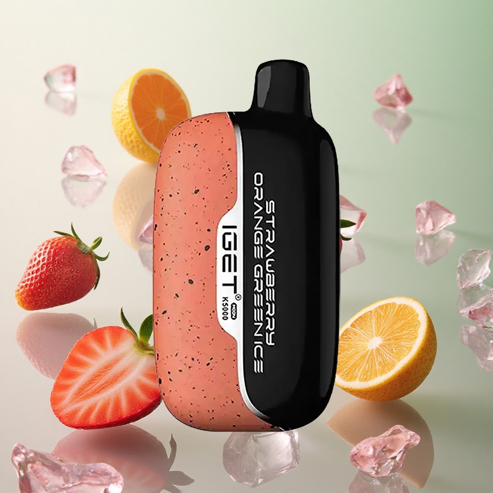 IGET Moon K5000 Puffs Fragola Arancia Green Ice (5000 Puff, Peso Netto: 81.5 g) Italy wholesale