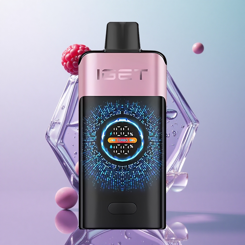 IGET ONE 12000 Puffs Blackberry Ghiaccio Disposable Vape Schermo Curvo a Colori Italy wholesale Modalità Regolare 12000 Puff