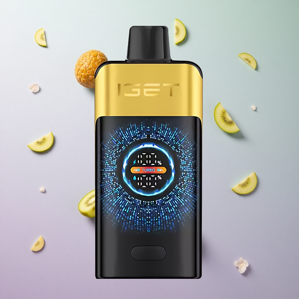 IGET ONE 12000 Puffs Disposable Vape Kiwi Ananas Italy wholesale Schermo Curvo a Colori