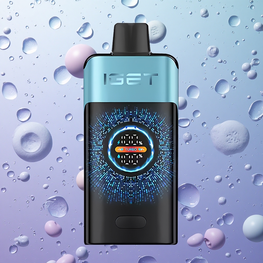 IGET ONE 12000 Puffs Disposable Vape Mirtillo Ghiaccio Italy wholesale Schermo Curvo a Colori
