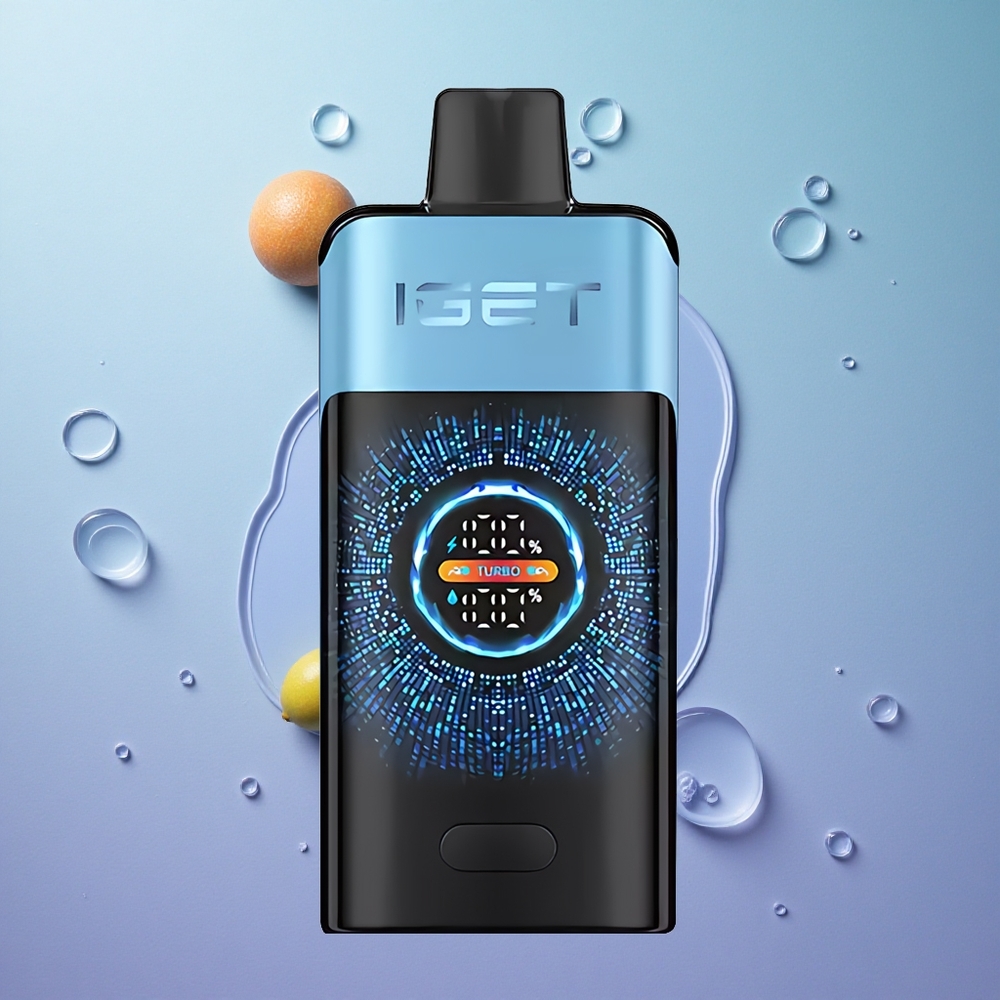 IGET ONE 12000 Puffs Disposable Vape Mostro Blu Italy wholesale Schermo Curvo a Colori 2700 mAh