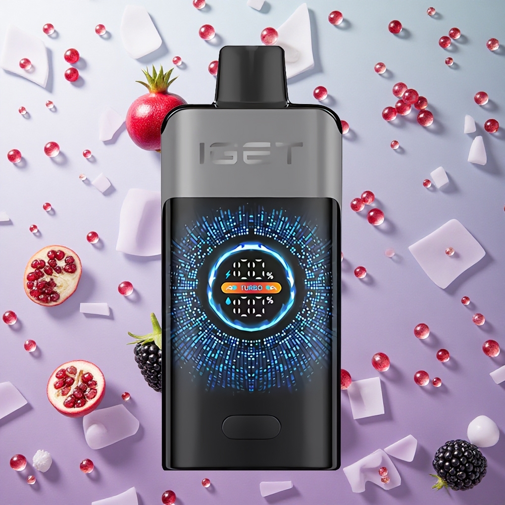 IGET ONE 12000 Puffs Misto More Ciliegia Melograno Schermo Curvo a Colori Italy wholesale 2700 mAh