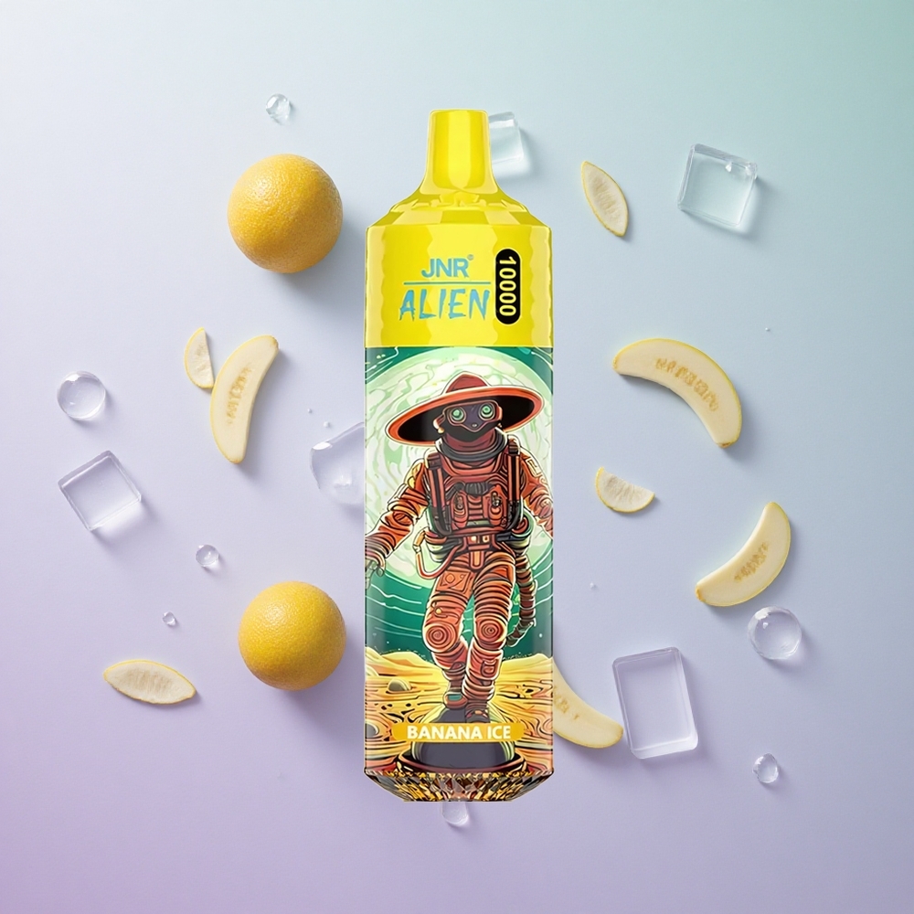 JNR Alien 10000 Puffs Banana Ice Italy wholesale 850mAh Tipo-C Ricarica Rapida
