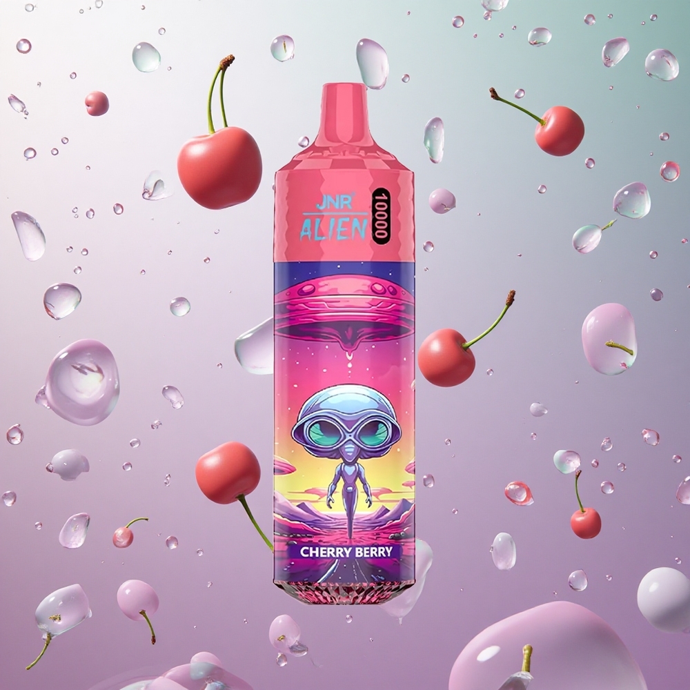 JNR Alien 10000 Puffs Ciliegia Mora Italy wholesale Ricarica Rapida Type-C Luci LED