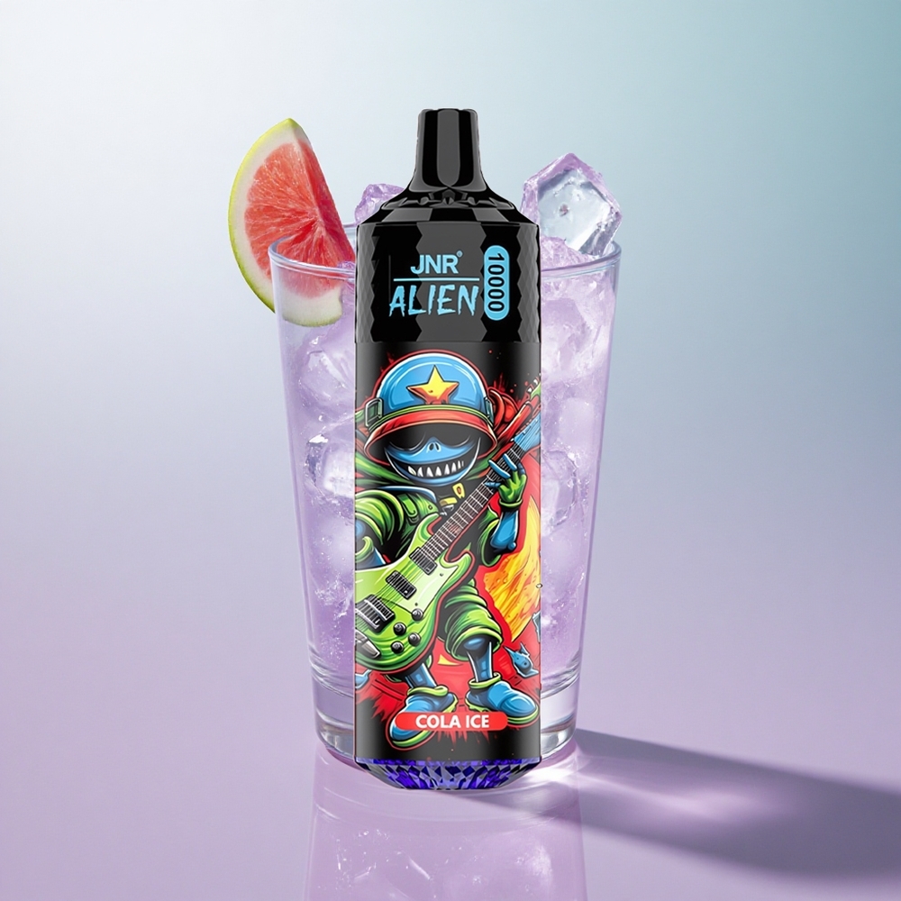 JNR Alien 10000 Puffs Cola Ghiaccio Italy wholesale con 20ml E-liquid e Ricarica Rapida Type-C