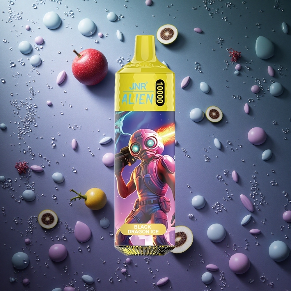 JNR Alien 10000 Puffs Drago Nero Ghiaccio Italy wholesale 850mAh 20ml E-liquid