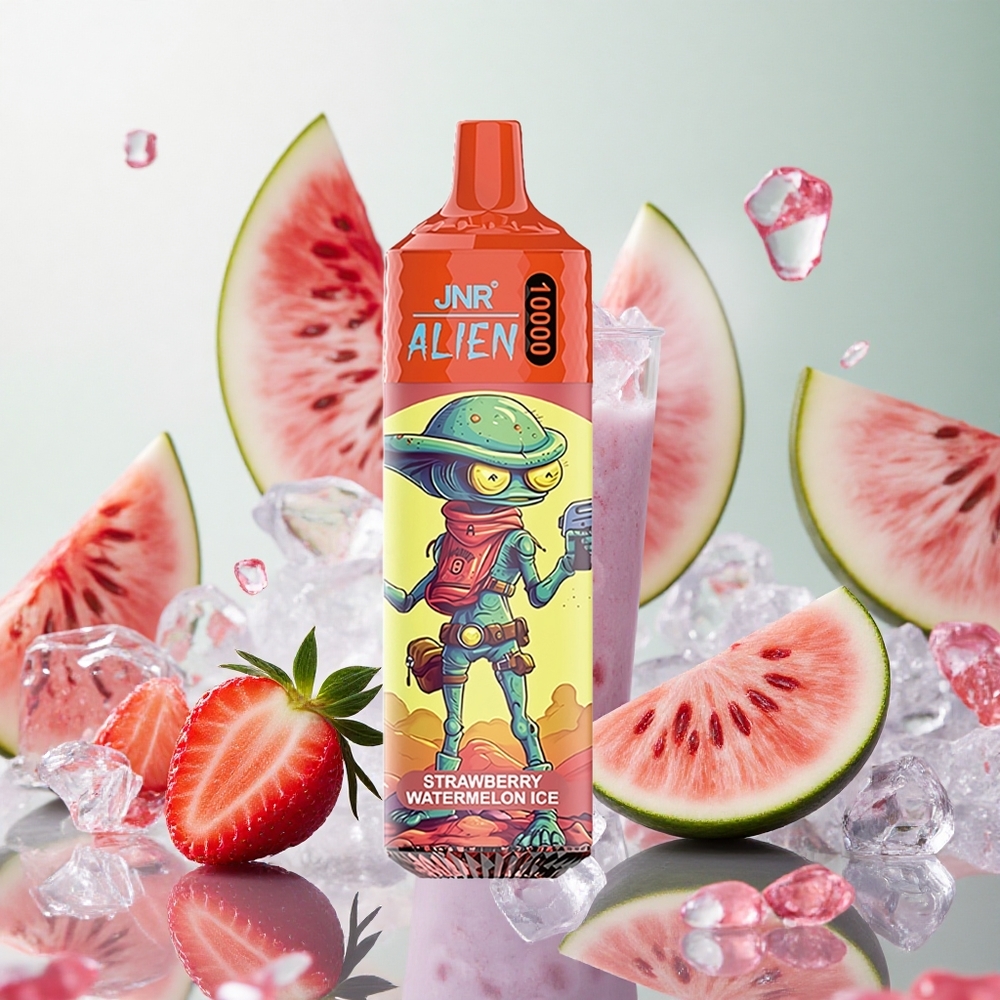 JNR Alien 10000 Puffs Fragola Anguria Ghiacciato Italy wholesale 850mAh