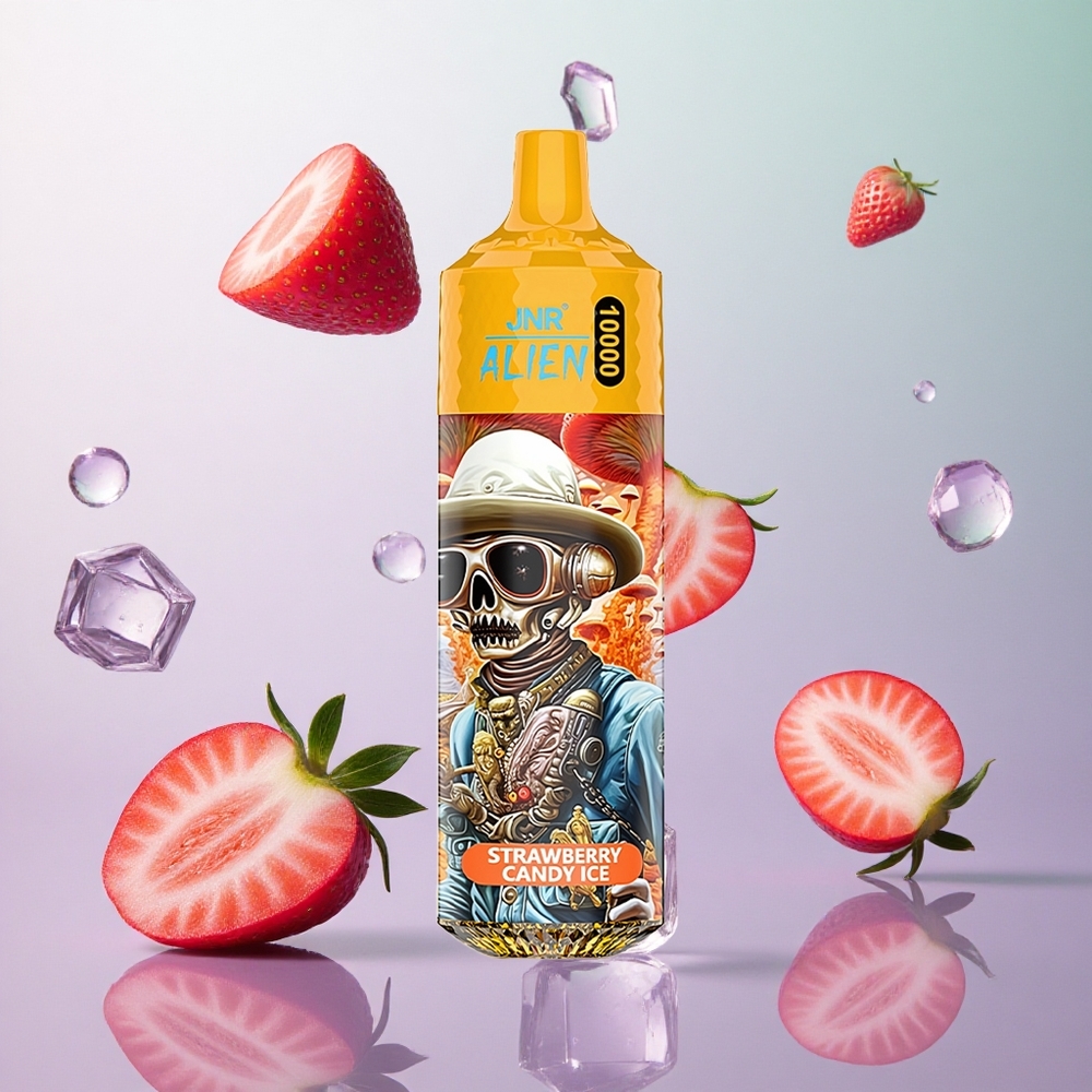 JNR Alien 10000 Puffs Fragola Caramello Ghiacciato Italy wholesale 850mAh RGB