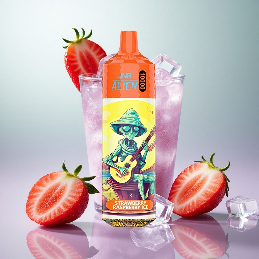 JNR Alien 10000 Puffs Fragola Lampone Ghiaccio Italy wholesale 850mAh LED RGB