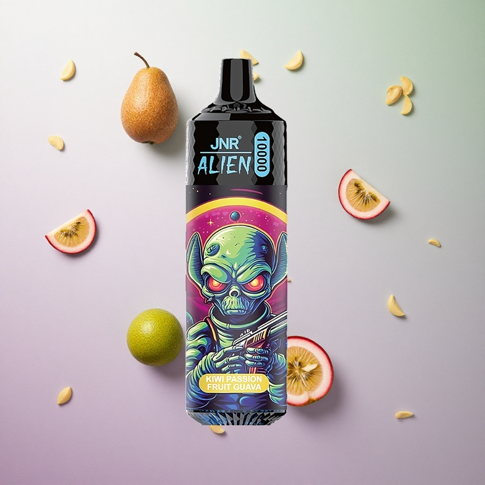 JNR Alien 10000 Puffs Kiwi frutto della passione guava Italy wholesale 850mAh LED RGB