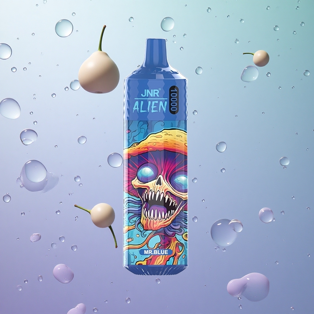 JNR Alien 10000 Puffs Mr Blu 20ml E-liquid Italy wholesale Design Sportivo Luci LED