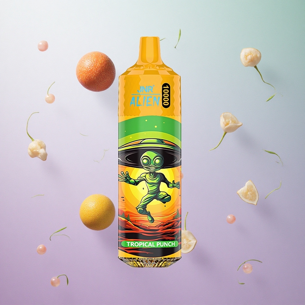 JNR Alien 10000 Puffs Tropical Punch Punch Tropicale Italy wholesale 850mAh LED RGB