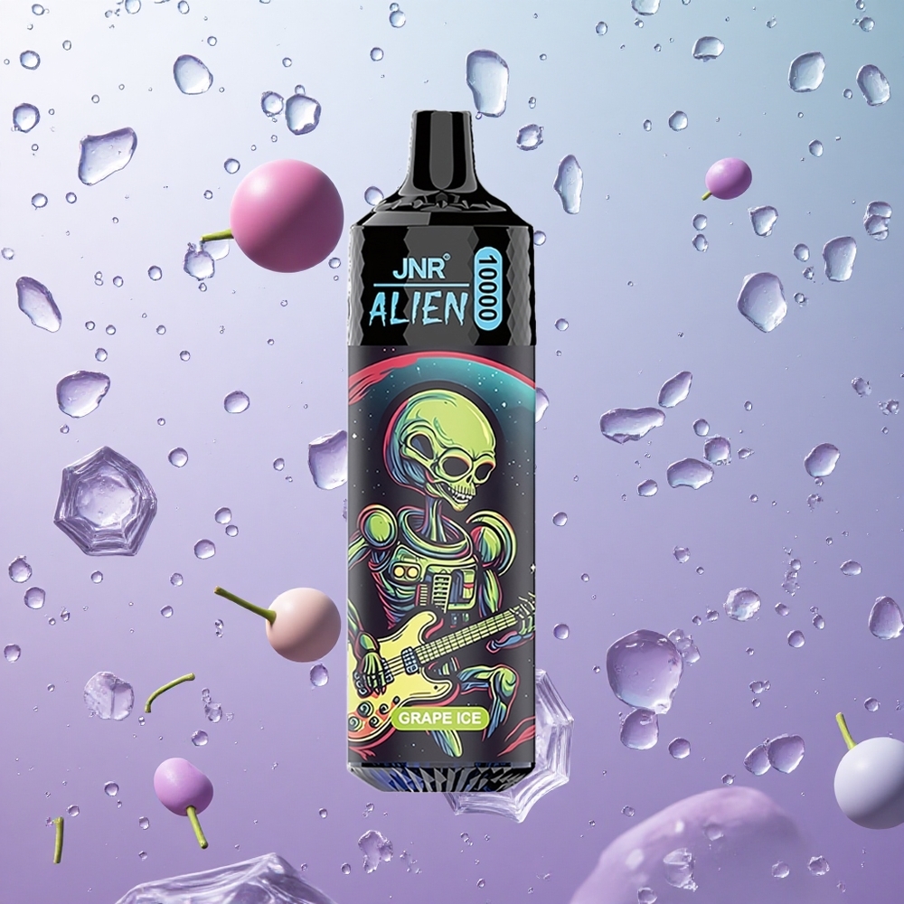 JNR Alien 10000 Puffs Uva Ghiaccio Italy wholesale 850mAh LED RGB