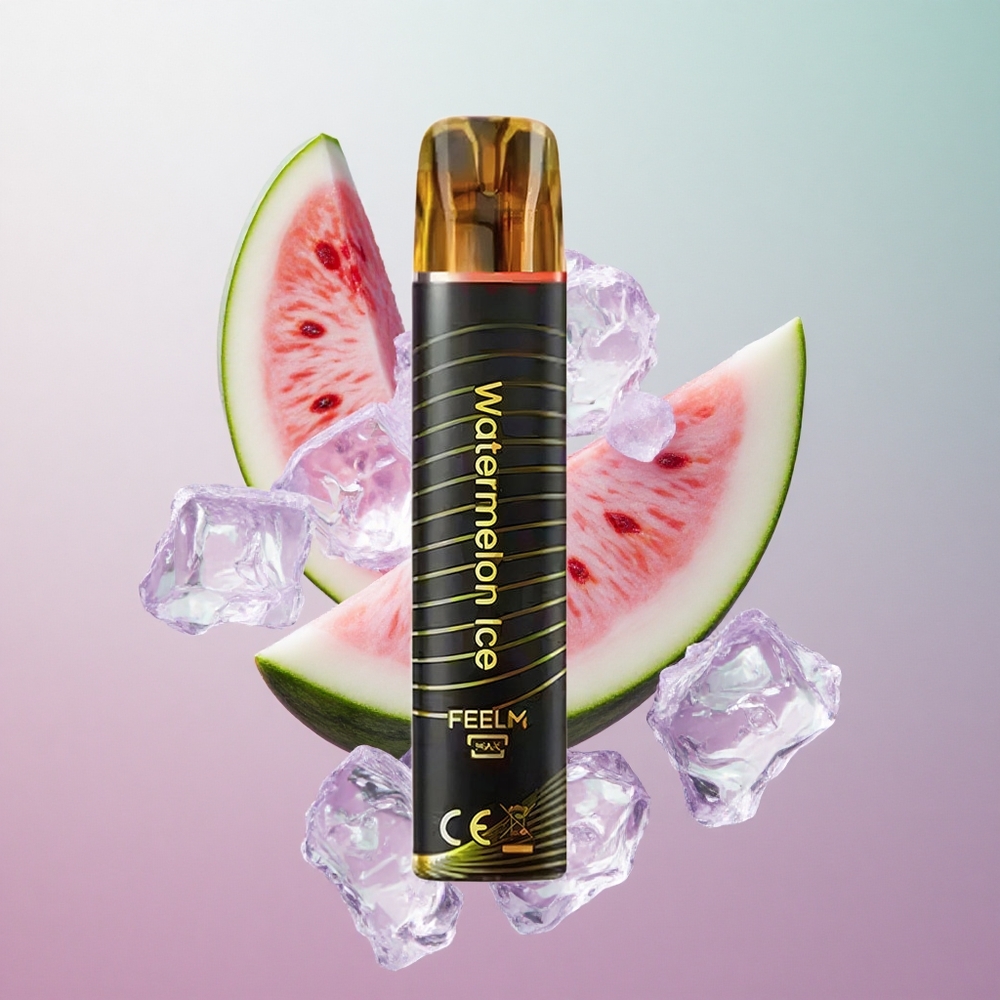 JNR Black&Golden 600+200 Puffs Anguria Ghiaccio Disposable Vape Italy wholesale 550mAh 2ml