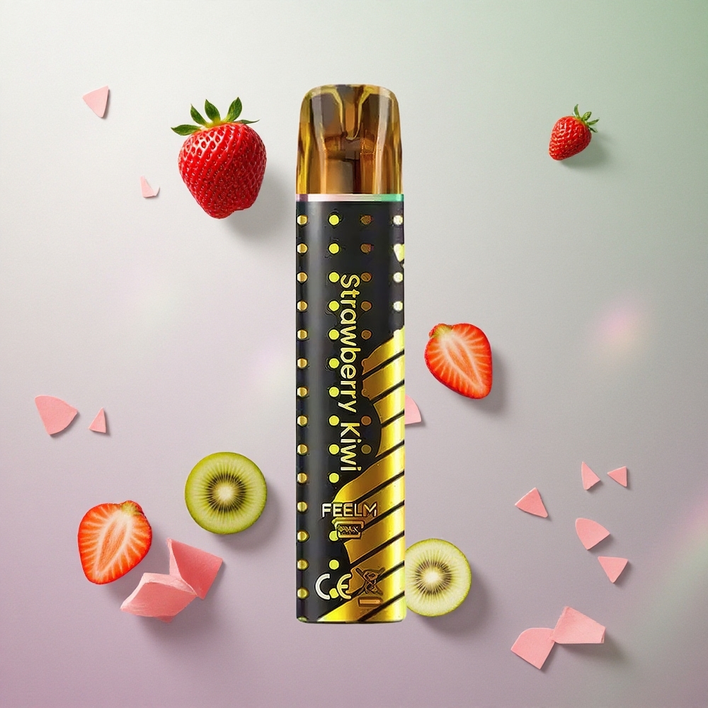 JNR Black&Golden 600+200 Puffs Fragola Kiwi Italy wholesale 550mAh 2ml