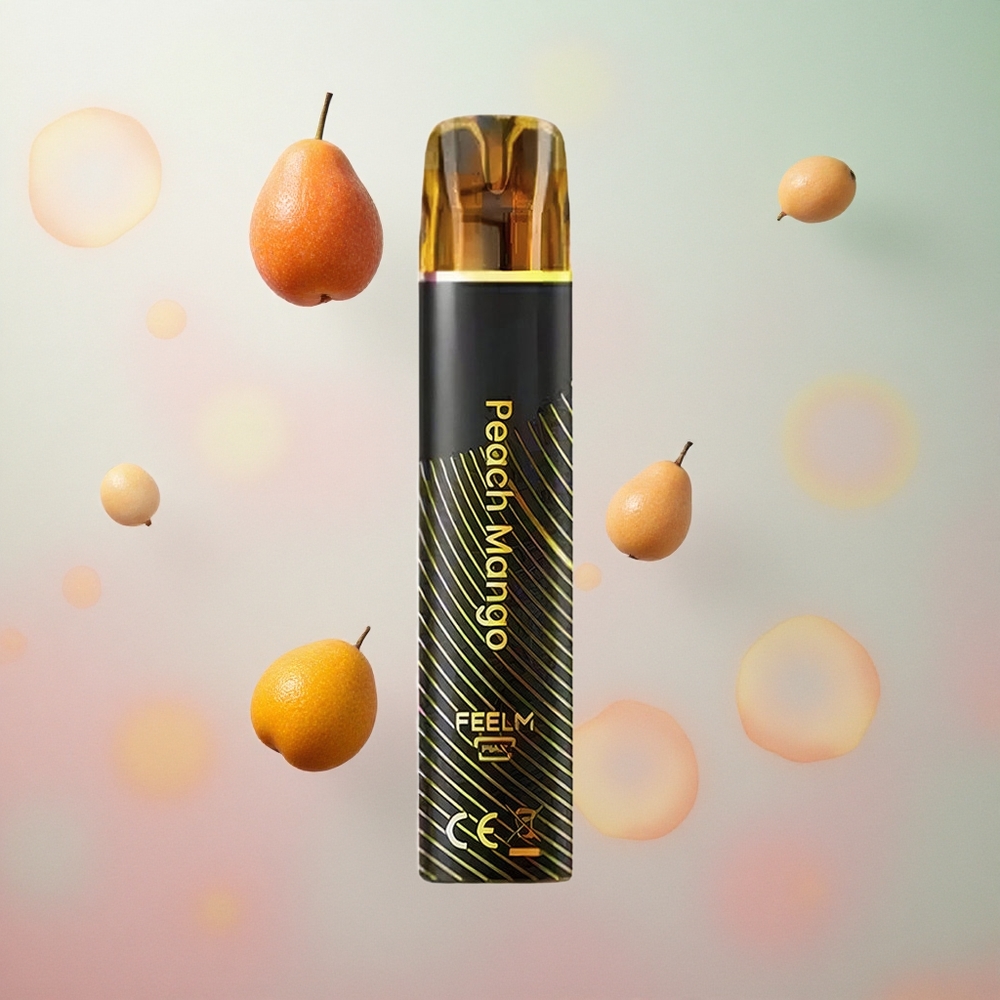 JNR Black&Golden 600+200 Puffs Pesca Mango Italy wholesale 550mAh 2ml