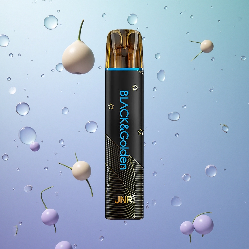 JNR Black&Golden 600+200 Puffs Sigaretta Elettronica Monouso Blu Italy wholesale 2ml E-Liquid 2% Nicotina