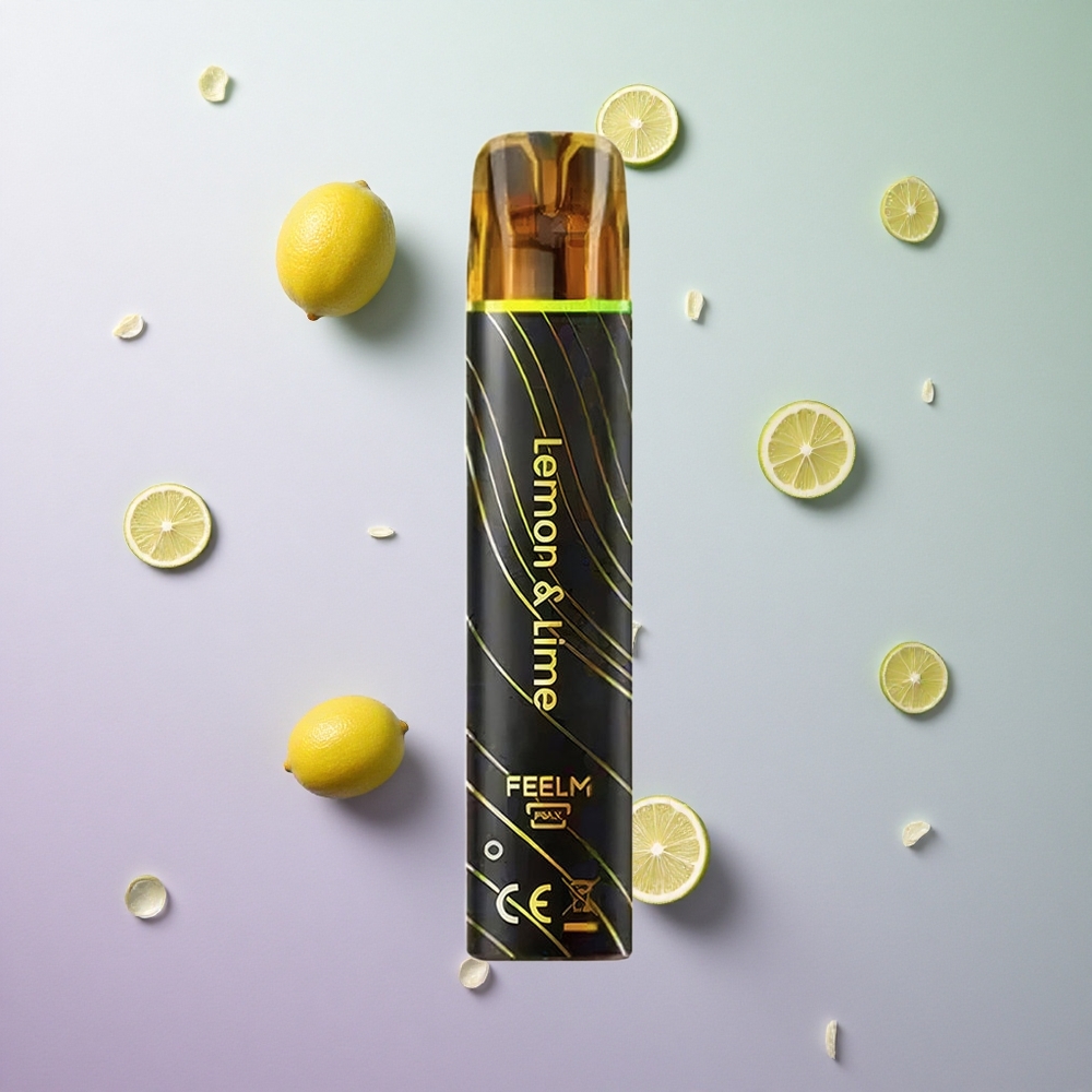 JNR Black&Golden 600+200 Puffs Sigaretta Elettronica Monouso Limone & Lime Italy wholesale Capacità Batteria 550mAh