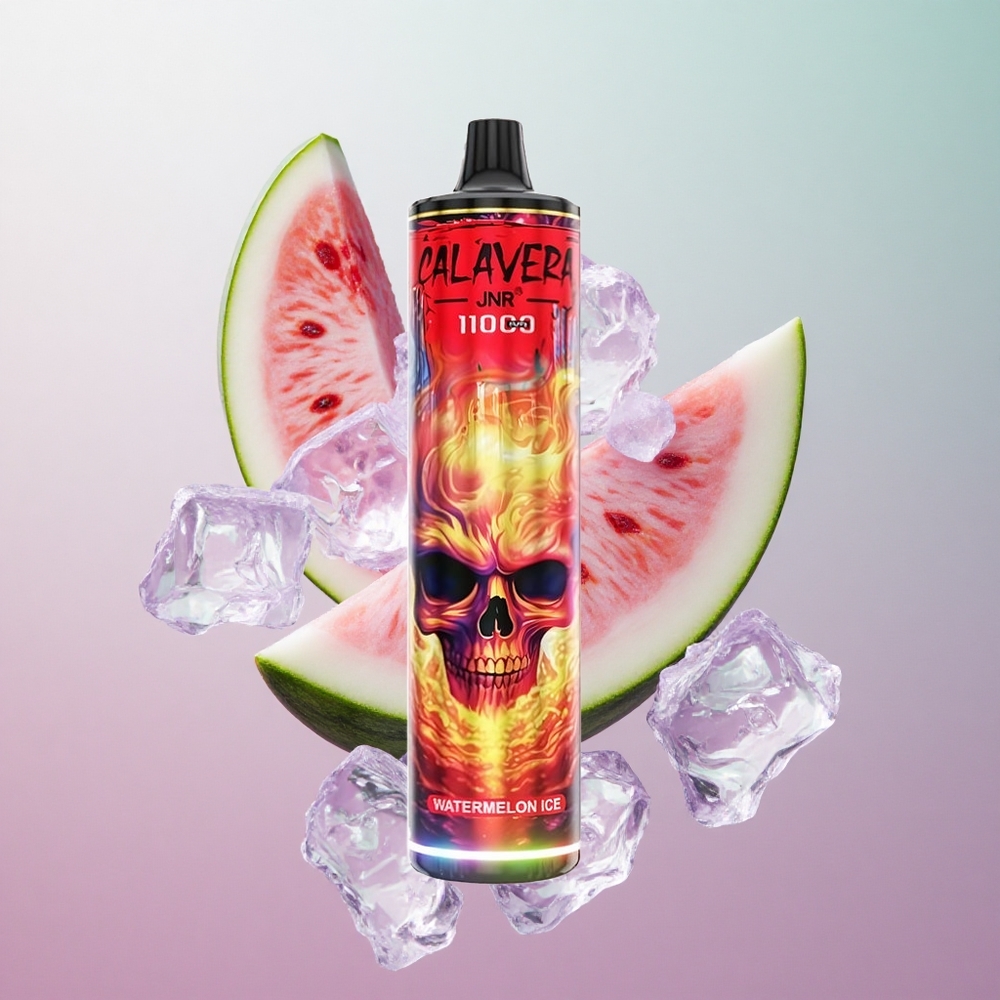 JNR Calavera 11000 Puffs Disposable Vape Anguria Ghiacciata Italy wholesale Porta di ricarica Type-C