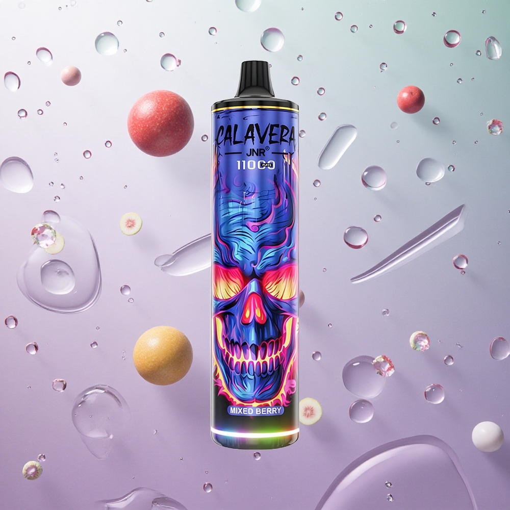 JNR Calavera 11000 Puffs Disposable Vape Frutti di Bosco Italy wholesale Porta di Ricarica Type-C Capacità Batteria 850 mAh