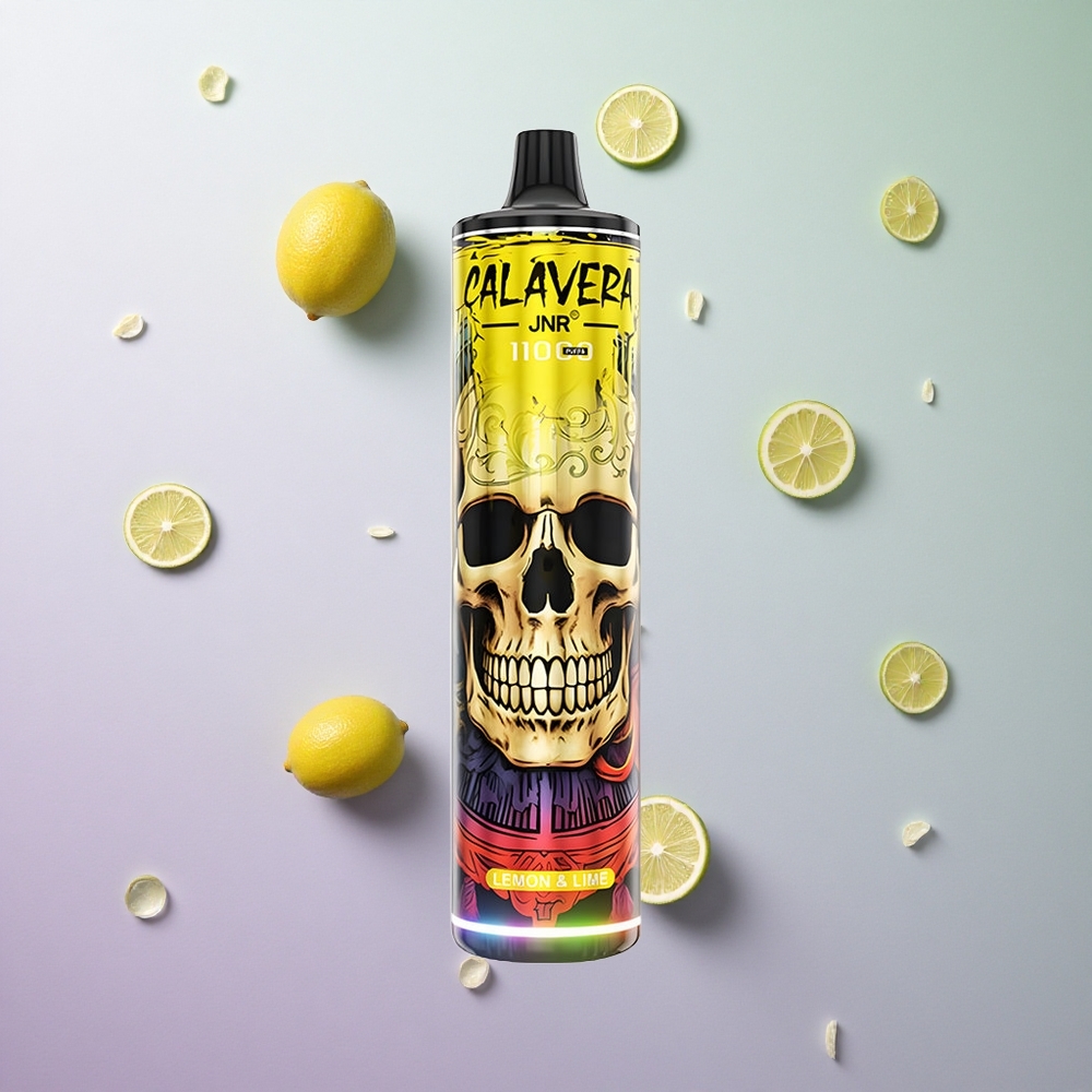JNR Calavera 11000 Puffs Disposable Vape Limone & Lime Italy wholesale con Porta Type-C e 21ml di E-Liquid