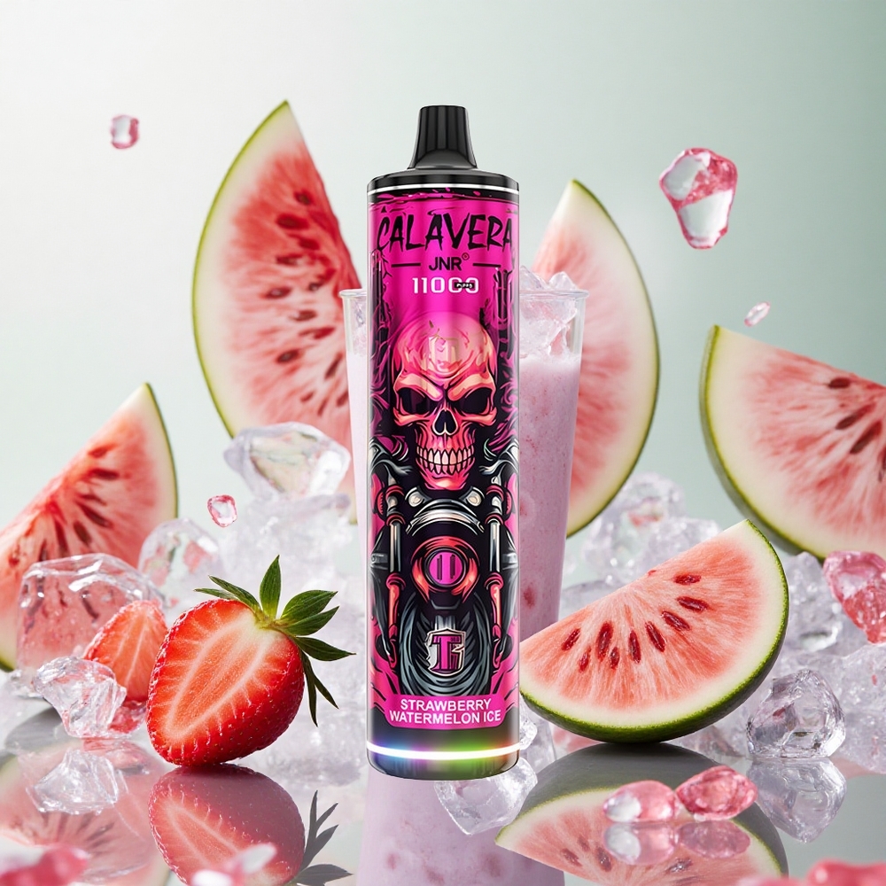 JNR Calavera 11000 Puffs Fragola Anguria Ghiaccio Italy wholesale 21ml E-Liquid