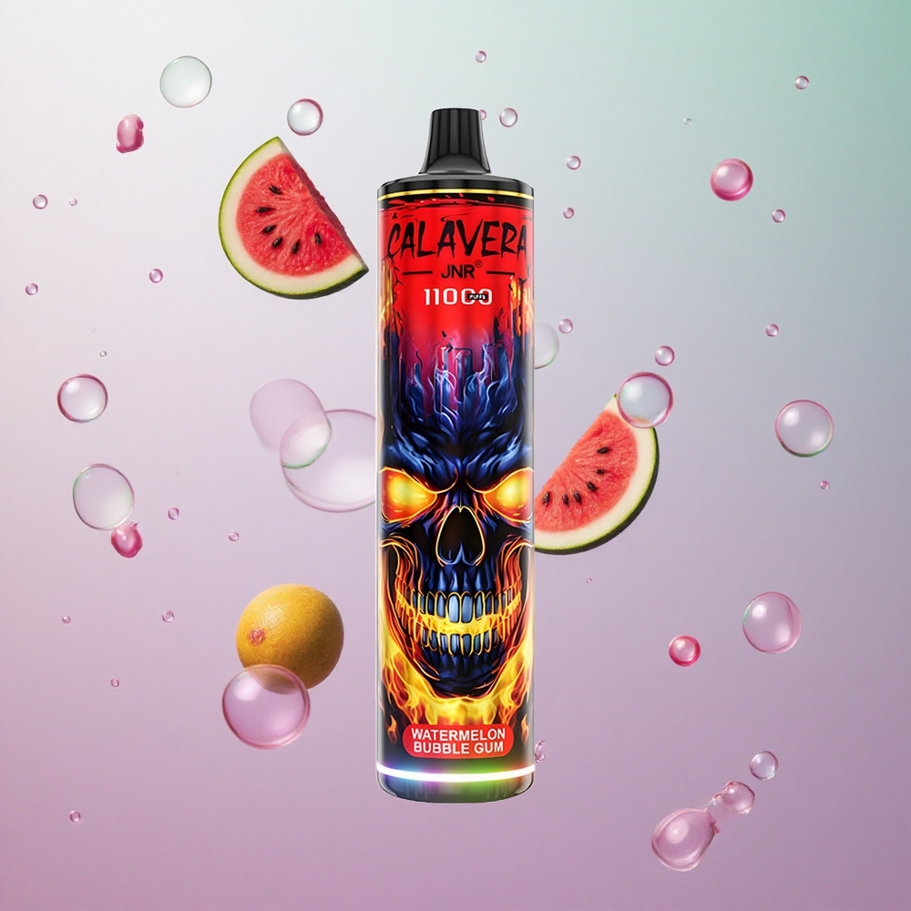 JNR Calavera 11000 Puffs Sigaretta Elettronica Monouso Anguria Bubble Gum Italia Wholesale Tipo-C 21ml