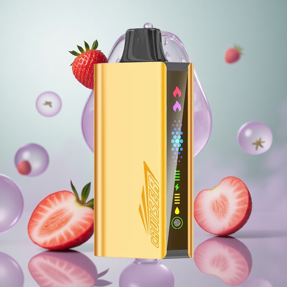 JNR Cruiser 12000 Puffs Fragola Chupa Chups Italy wholesale Corpo in Alluminio Full-Metal